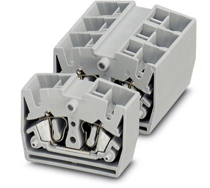 Phoenix Contact 3244258 Durchgangsklemme 10.4mm Zugfeder Grau 50St.