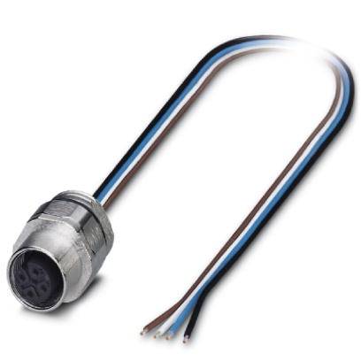 Phoenix Contact 1508349 Sensor-/Aktor-Einbausteckverbinder M12 Buchse, Einbau 1.50 m Polzahl Sensoren: 4 1 St.