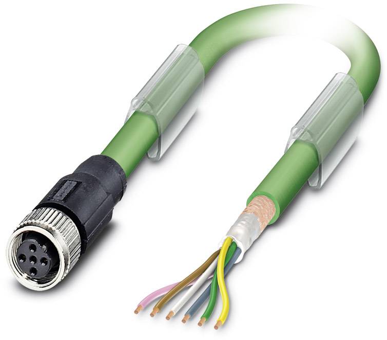 Phoenix Contact 1507133 Sensor-/Aktor-Datensteckverbinder, konfektioniert M12 Buchse, gerade 10.00 m Polzahl Sensoren: 5 1 St.