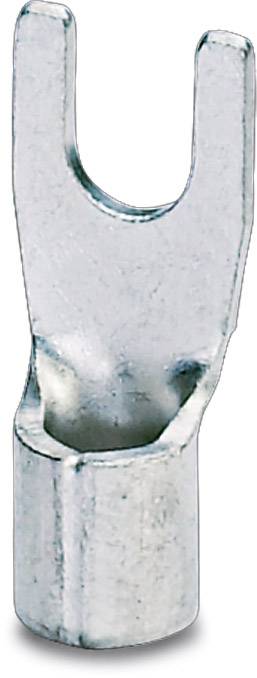 Phoenix Contact 3240145 Gabelkabelschuh 1.10mm² 2.50mm² Loch-Ø=5.3mm Unisoliert Metall 100St.