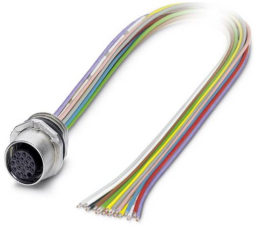 Phoenix Contact 1556294 Sensor-/Aktor-Einbausteckverbinder M12 Buchse, Einbau 0.50 m Polzahl Sensor
