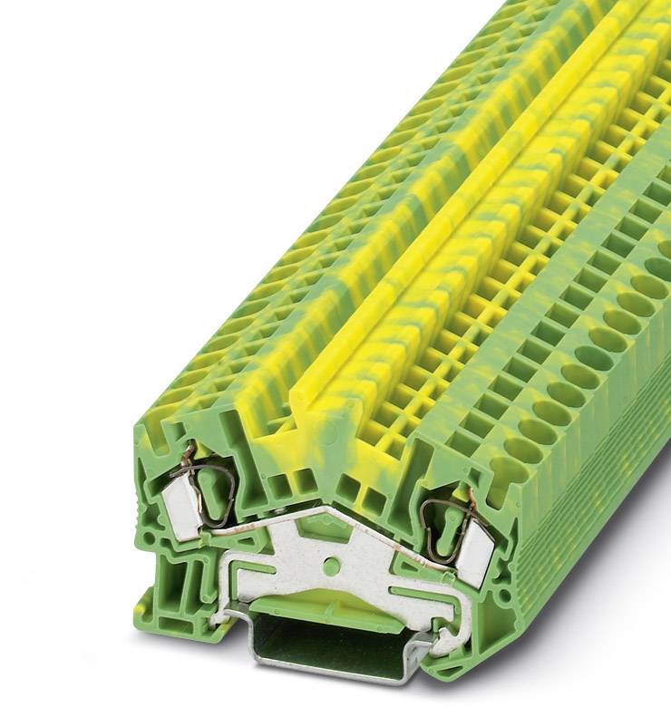 Phoenix Contact 3036440 Schutzleiterklemme 6.2 mm Zugfeder Grün, Gelb 50 St.