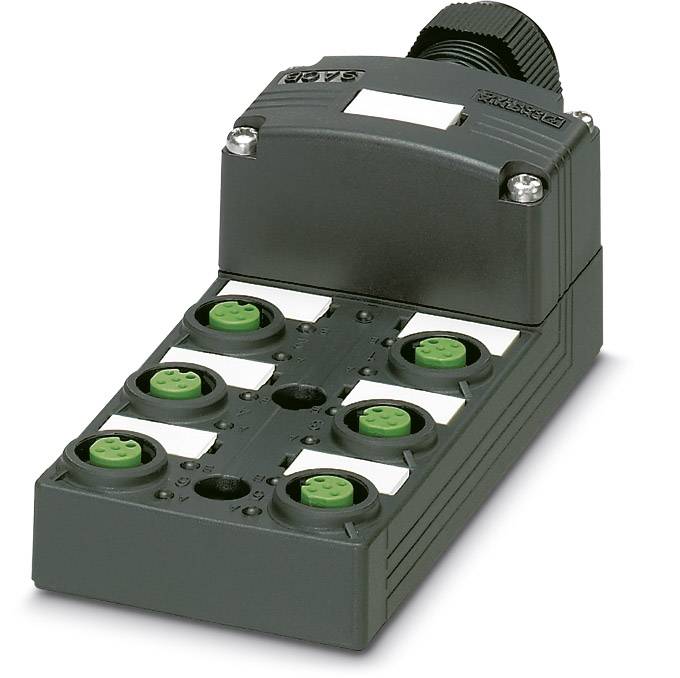 Phoenix Contact SACB-6/ 6-C SCO P 1452767 Sensor/Aktorbox passiv M12-Verteiler mit Kunststoffgewinde 1St.