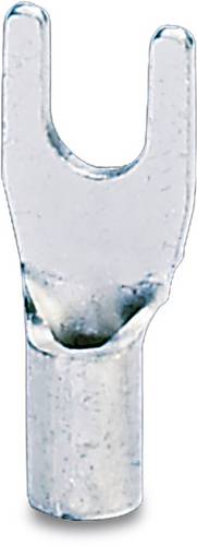 Phoenix Contact 3240137 Gabelkabelschuh 0.50 mm² 1 mm² Loch-Ø=3.7 mm Unisoliert Metall 100 St.