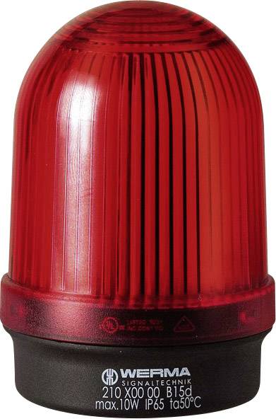 Werma Signaltechnik Signalleuchte 210.100.00 210.100.00 Rot Dauerlicht 12 V/AC, 12 V/DC, 24 V/AC, 24 V/DC, 48 V/AC, 48 V/DC, 110
