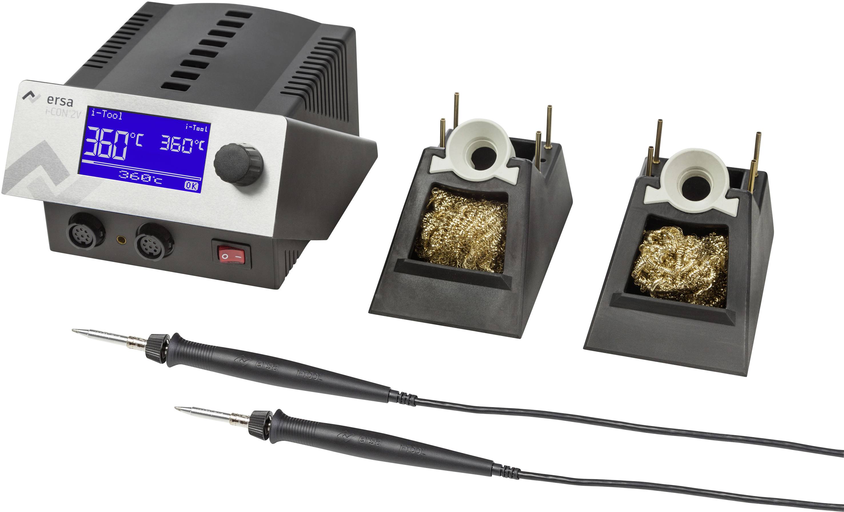 Ersa i-CON 2 - 2 x i-Tool Lötstation digital 120 W +150 - +450 °C