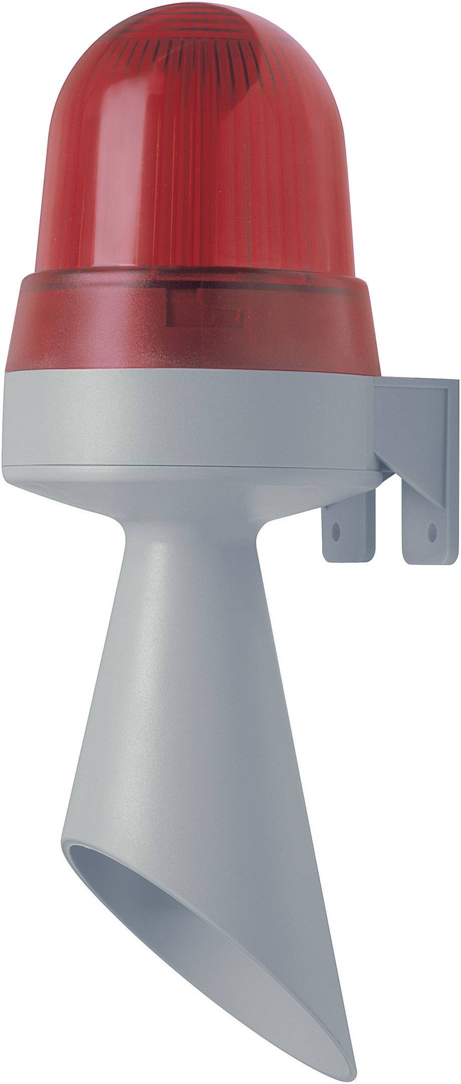 Werma Signaltechnik Kombi-Signalgeber 425.120.75 Rot Blitzlicht 24 V/AC, 24 V/DC 98 dB