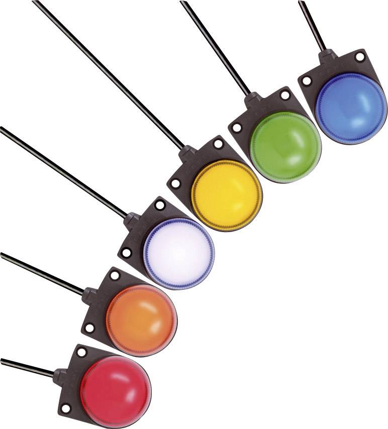 Idec Signalleuchte LED LH1D-D2HQ4C30Y LH1D-D2HQ4C30Y Gelb Dauerlicht 24 V/DC, 24 V/AC