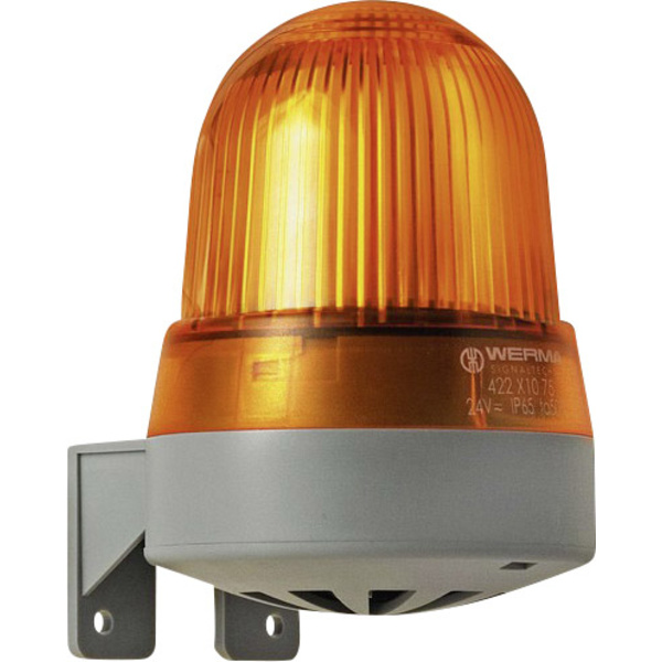 Werma Signaltechnik Kombi-Signalgeber 423.310.75 Gelb Blitzlicht 24 V/AC, 24 V/DC 92 dB