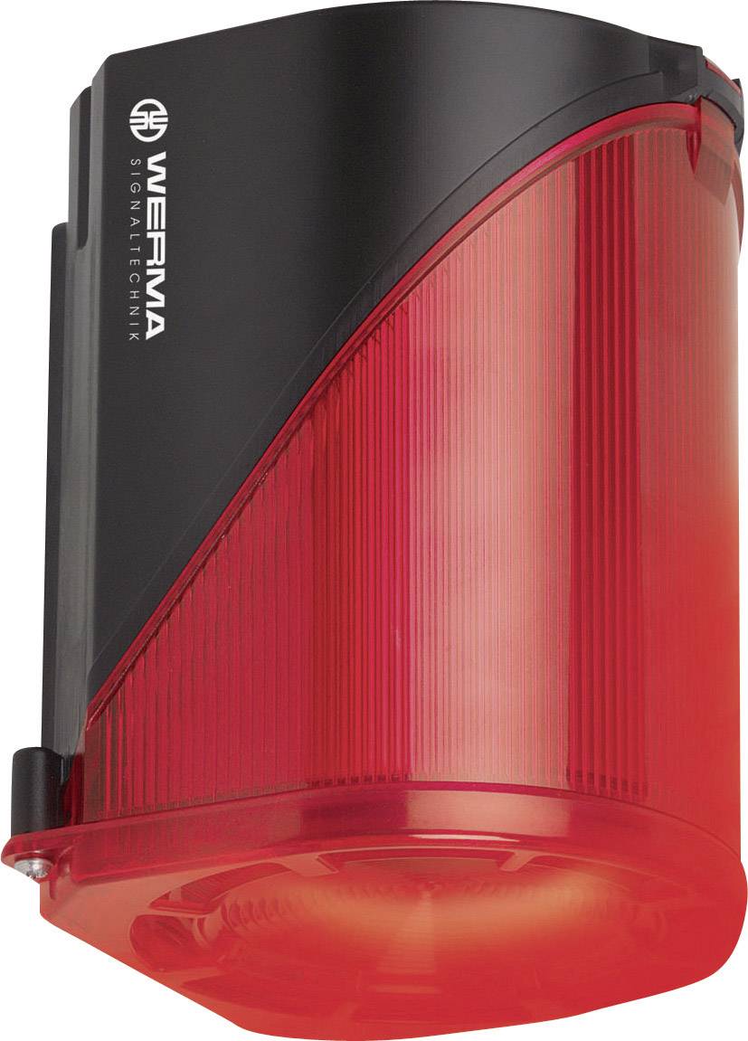 Werma Signaltechnik Kombi-Signalgeber 444.100.75 Rot 24 V/AC, 24 V/DC 110 dB
