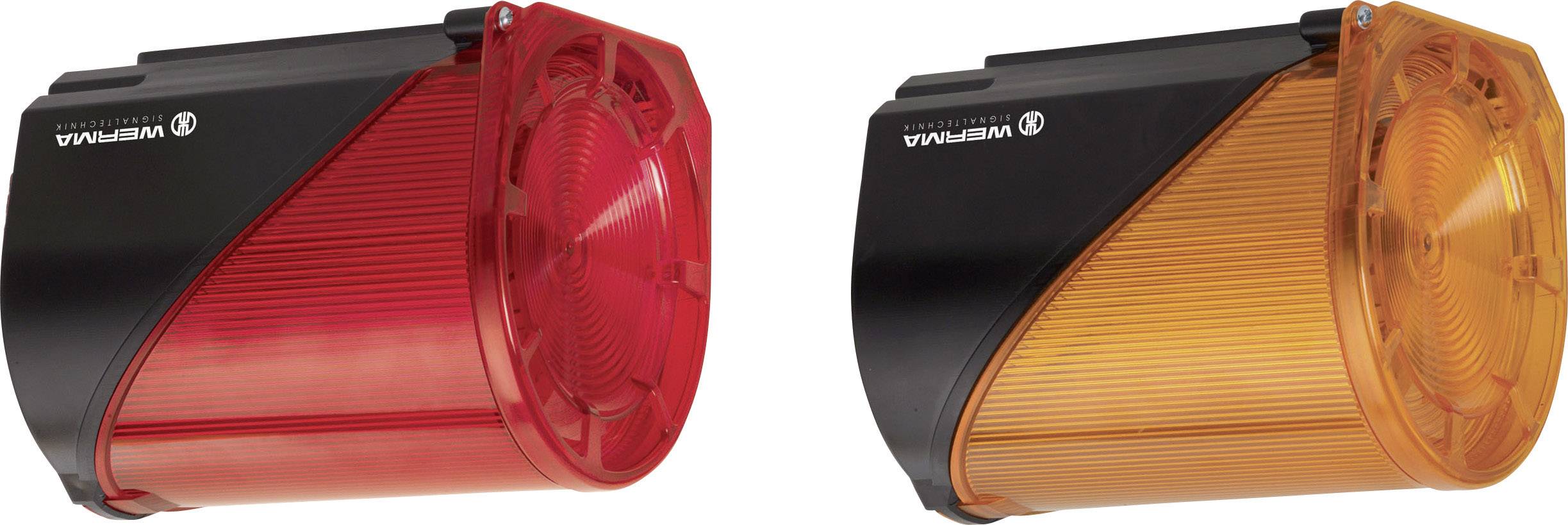 Werma Signaltechnik Kombi-Signalgeber 444.100.68 Rot 230 V/AC 110 dB