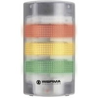 Werma Signaltechnik Kombi-Signalgeber LED 691.200.55 Weiß Dauerlicht, Blinklicht 24 V/DC 85 dB Werma Signaltechnik Kombi-Signalgeber LED 691.200.55 Weiß Dauerlicht, Blinklicht 24 V/DC 85 dB