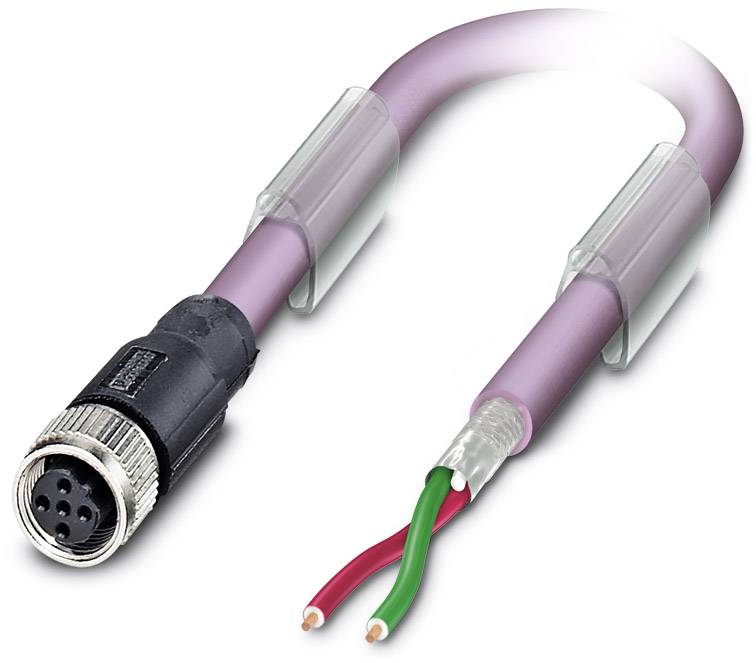 Phoenix Contact 1507311 Sensor-/Aktor-Datensteckverbinder, konfektioniert M12 Buchse, gerade 10.00 m Polzahl Sensoren: 2 1 St.