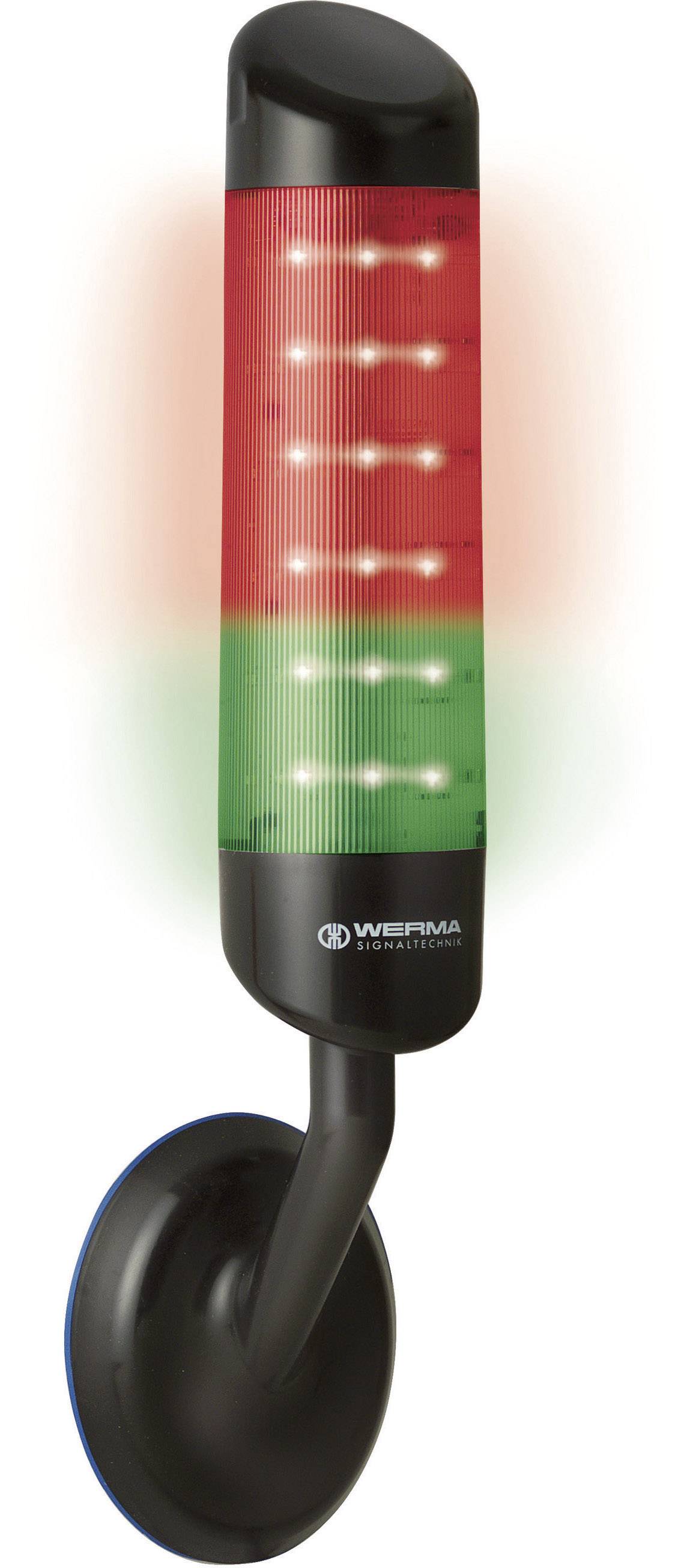 Werma Signaltechnik Signalsäule 695.200.55 Rot, Gelb, Grün 24 V 85 dB