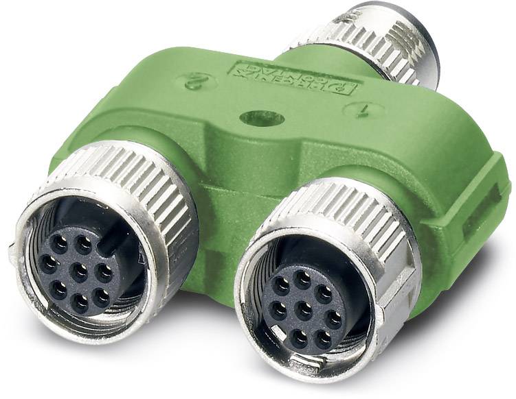 Phoenix Contact 1454972 Sensor-/Aktor-Verteiler und Adapter M12 Adapter, Y-Form Polzahl Sensoren: 8 5 St.