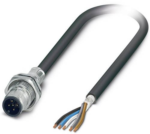Phoenix Contact 1419409 Sensor-/Aktor-Einbausteckverbinder M12 Stecker, Einbau 1.00m Polzahl: 5 1St.