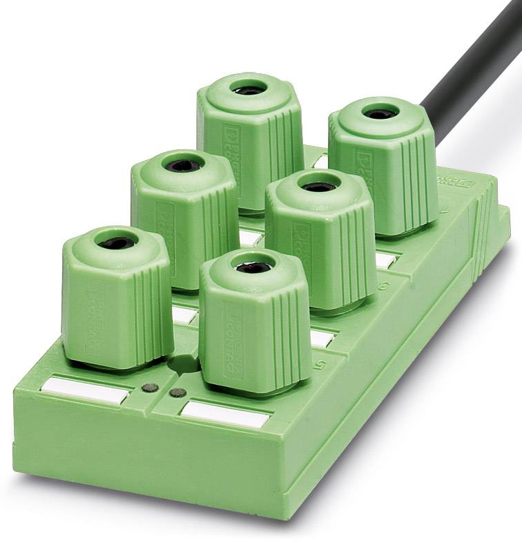 Phoenix Contact SACB-6Q/4P-L- 5,0PUR 1695252 Sensor/Aktorbox passiv QUICKON-Verteiler 1 St.