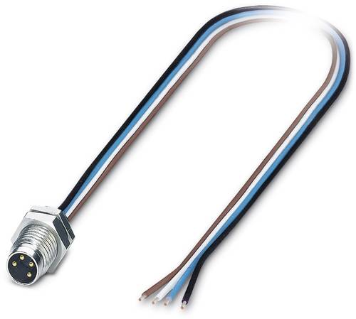 1453481 Sensor-/Aktor-Einbausteckverbinder M8 Stecker, Einbau 0.50 m Polzahl: 4 1 S