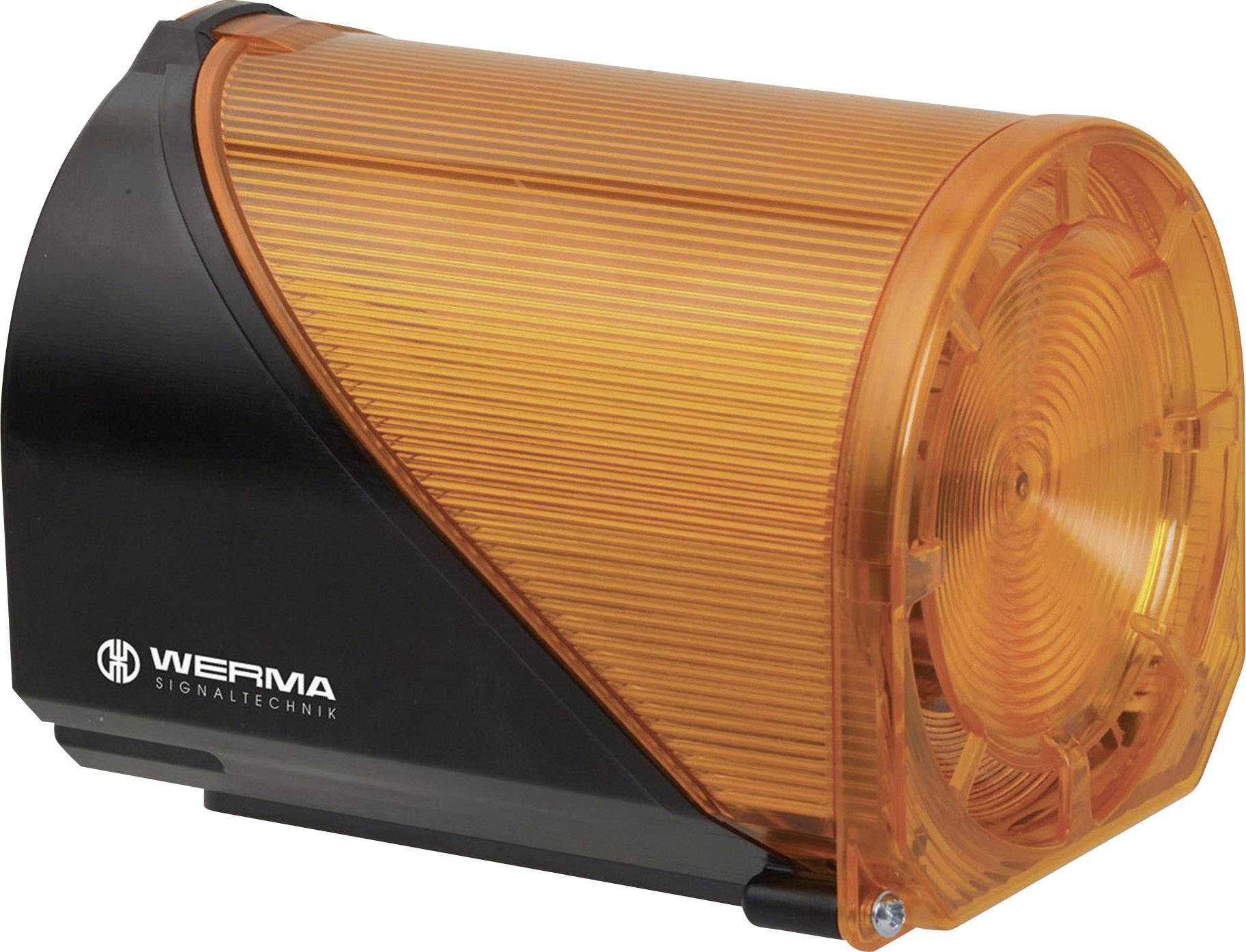 Werma Signaltechnik Kombi-Signalgeber 444.310.67 Gelb 110 V/AC 114 dB