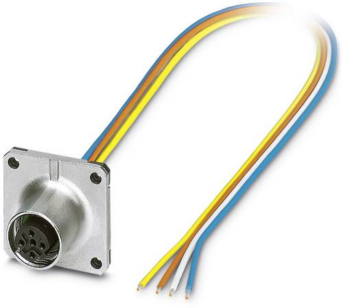 Phoenix Contact 1440960 Sensor-/Aktor-Einbausteckverbinder M12 Buchse, Einbau 0.50 m Polzahl Sensor