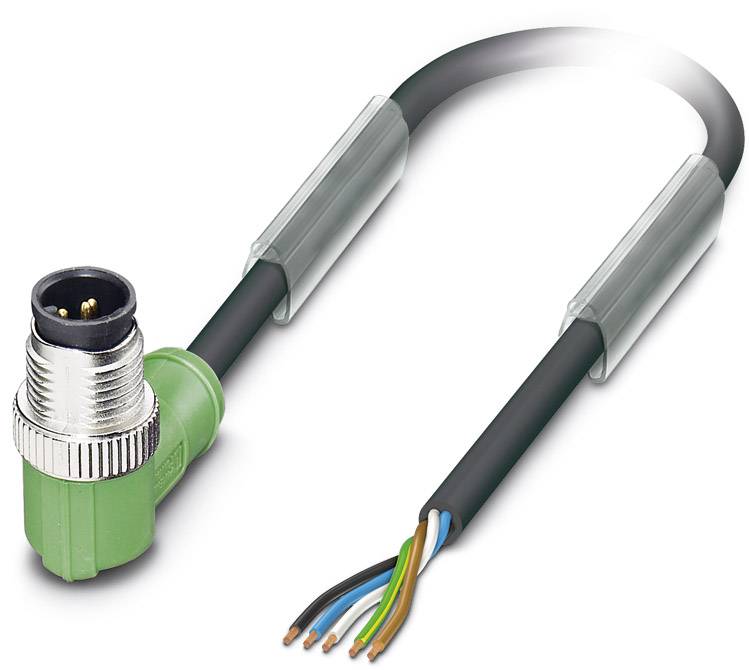 Phoenix Contact 1669819 Sensor-/Aktor-Steckverbinder, konfektioniert M12 Stecker, gewinkelt 5.00 m Polzahl Sensoren: 5 1 St.