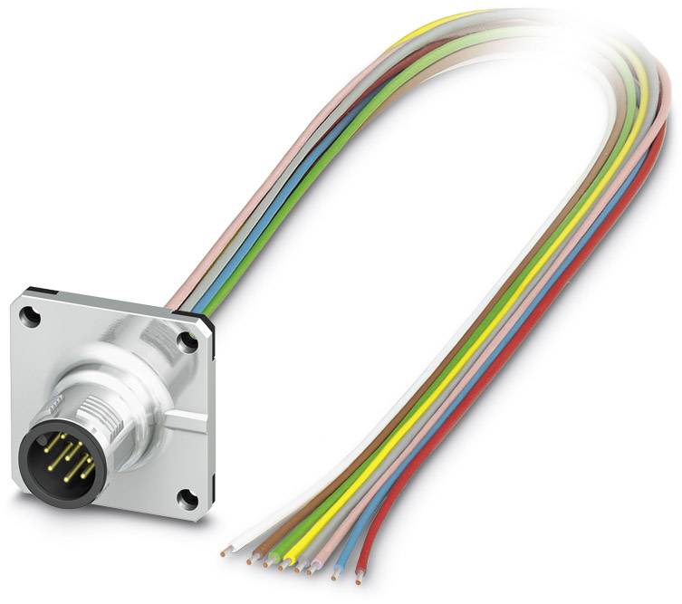 Phoenix Contact 1441684 Sensor-/Aktor-Einbausteckverbinder M12 Stecker, Einbau 0.50m Polzahl Sensoren: 8 1St.