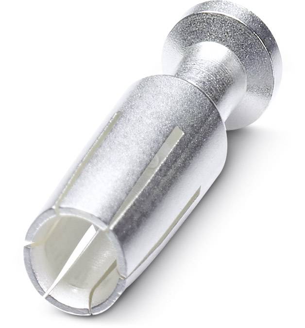 Ein silberner Antennenadapter mit offenem Ende, das vier Halteklammern zeigt, geeignet zum Verbinden von Antennenkabeln in Fahrzeugen.