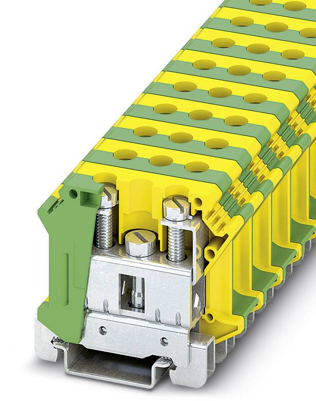 Phoenix Contact 3074091 Installationsschutzleiterklemme 15mm Schrauben Grün, Gelb 50St.