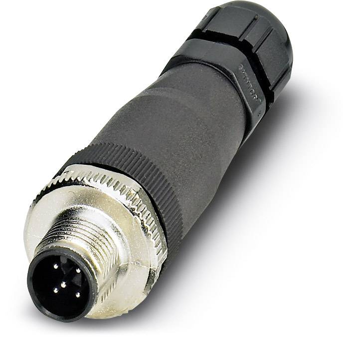 Phoenix Contact 1456466 Sensor-/Aktor-Steckverbinder, unkonfektioniert M12 Stecker, gerade Polzahl Sensoren: 5 1 St.