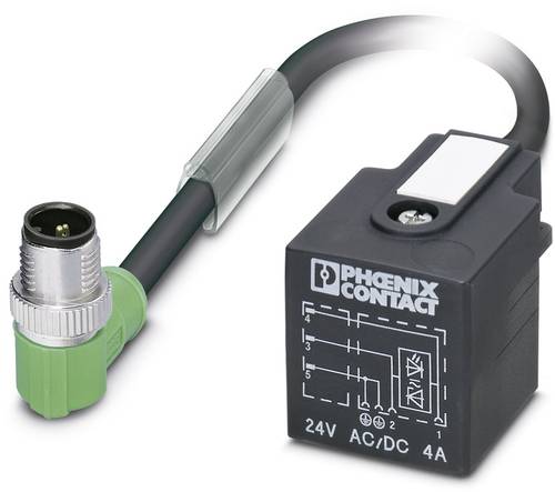 Phoenix Contact 1434950 Sensor-/Aktor-Steckverbinder, konfektioniert M12 Stecker, gerade, Stecker