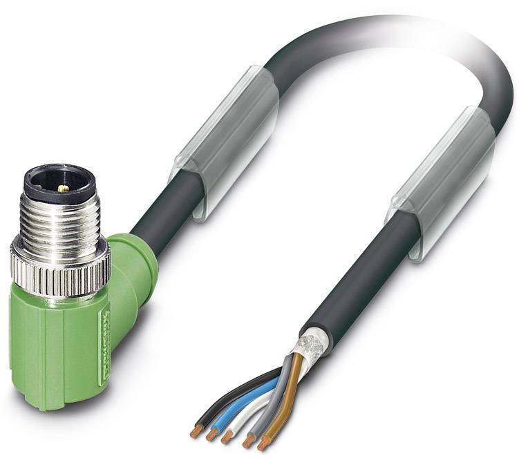 Phoenix Contact 1682757 Sensor-/Aktor-Steckverbinder, konfektioniert M12 Stecker, gewinkelt 1.50m Polzahl Sensoren: 5 1St.