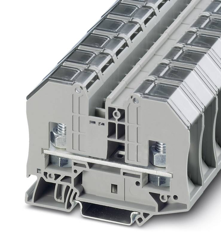 Phoenix Contact 3050002 Durchgangsklemme 20.2mm Bolzenanschluss Grau 25St.