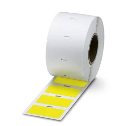 Phoenix Contact Gerätemarkierung Montage-Art: aufkleben Beschriftungsfläche: 51 x 25 mm Gelb Anzahl Markierer: 1000 1000 St.