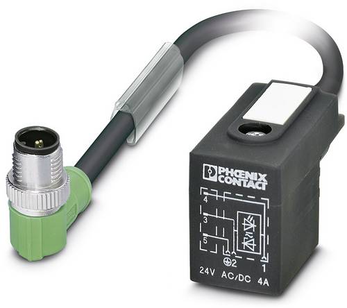 Phoenix Contact 1435344 Sensor-/Aktor-Steckverbinder, konfektioniert M12 Stecker, gerade, Stecker