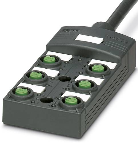 Phoenix Contact SACB-6/12- 5,0PUR SCO P 1452482 Sensor/Aktorbox passiv M12-Verteiler mit Kunststoff