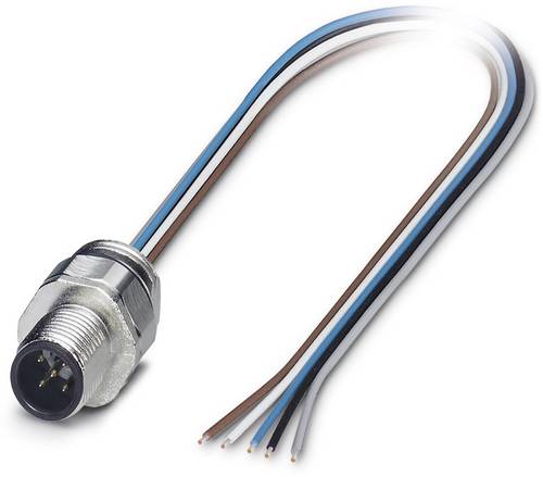 Phoenix Contact 1671124 Sensor-/Aktor-Einbausteckverbinder M12 Stecker, Einbau 0.50 m Polzahl Senso