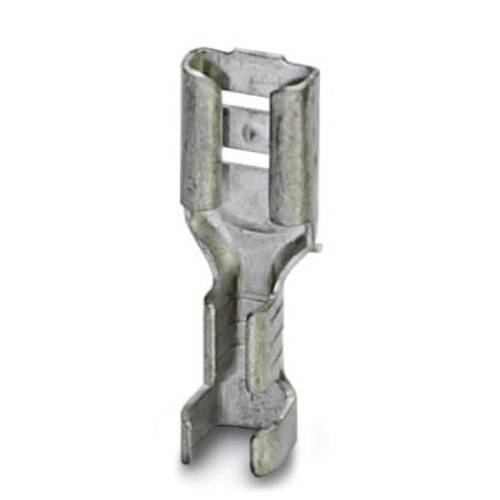Phoenix Contact 3240157 Flachsteckhülse Steckbreite: 4.8 mm Steckdicke: 0.5 mm 180 ° Unisoliert Met