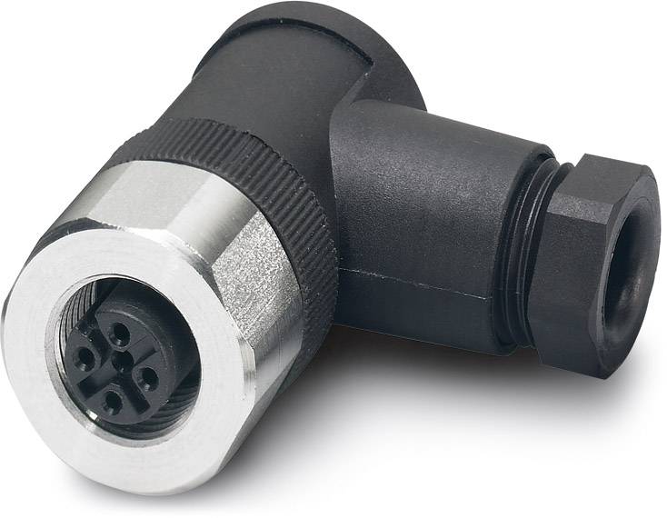 Phoenix Contact 1553297 Sensor-/Aktor-Steckverbinder, unkonfektioniert M12 Buchse, gewinkelt Polzahl Sensoren: 5 1St.