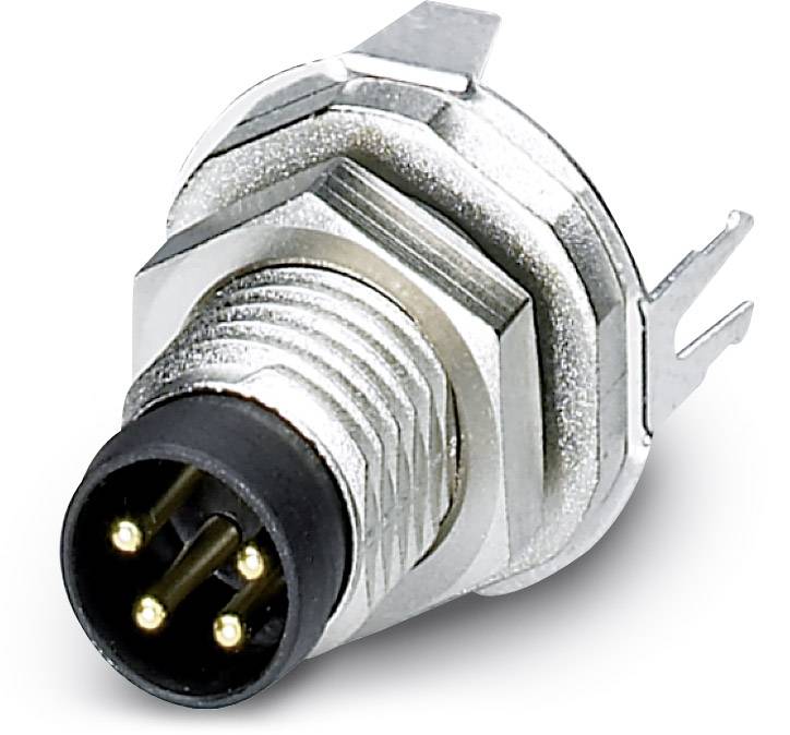 Phoenix Contact 1456019 Sensor-/Aktor-Einbausteckverbinder M8 Stecker, Einbau Polzahl Sensoren: 4 2