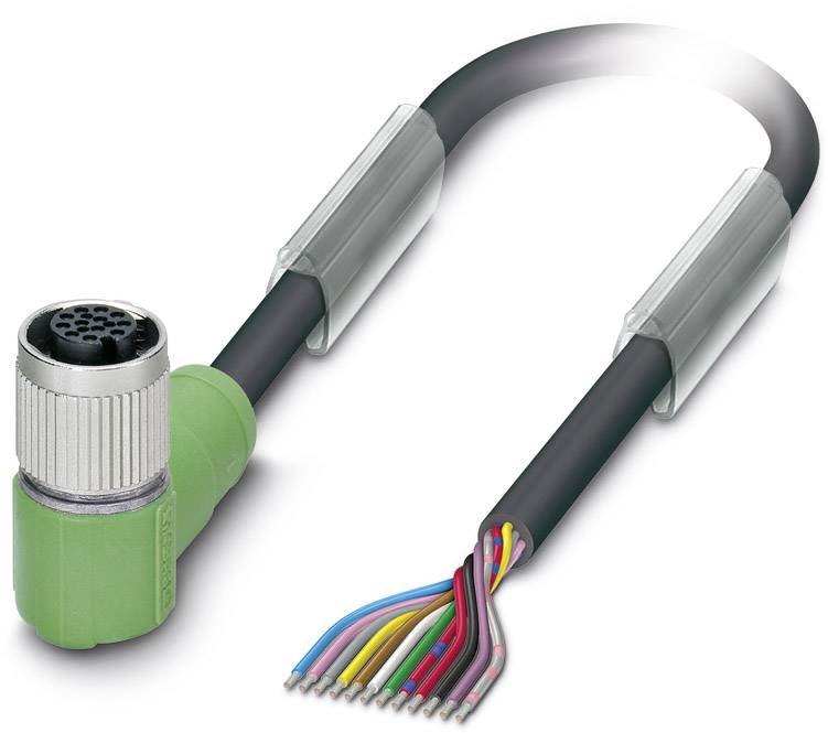 Phoenix Contact 1430679 Sensor-/Aktor-Steckverbinder, konfektioniert M12 Buchse, gewinkelt 5.00 m P