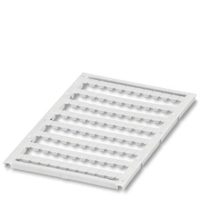 Kunststoffgitter in rechteckiger Form, mit parallel verlaufenden Rippen, weiß, auf einem neutralen Hintergrund.