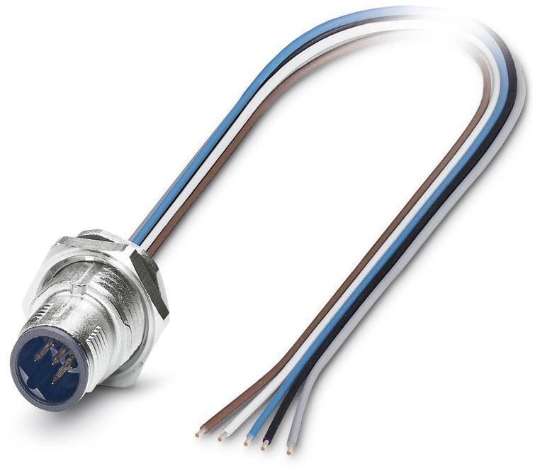 Phoenix Contact 1419661 Sensor-/Aktor-Einbausteckverbinder M12 Stecker, Einbau 0.50 m Polzahl Sensoren: 5 1 St.