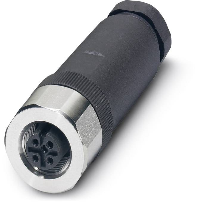 Phoenix Contact 1553268 Sensor-/Aktor-Steckverbinder, unkonfektioniert M12 Buchse, gerade Polzahl Sensoren: 4 1St.