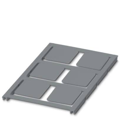 Phoenix Contact 0825453 UC-EMP (27X27) SR Gerätemarkierung Montage-Art: aufclipsen Beschriftungsfläche: 27 x 27mm Silber Anzahl