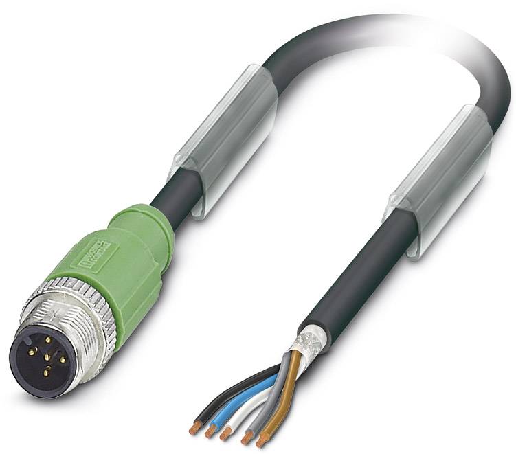 Phoenix Contact 1682728 Sensor-/Aktor-Steckverbinder, konfektioniert M12 Stecker, gerade 1.50m Polzahl Sensoren: 5 1St.