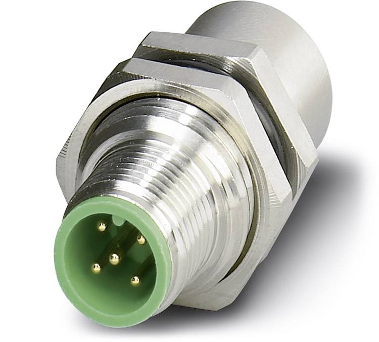 Phoenix Contact 1551671 Sensor-/Aktor-Einbausteckverbinder M12 Adapter, Flanschmontage Polzahl Sensoren: 5 1 St.