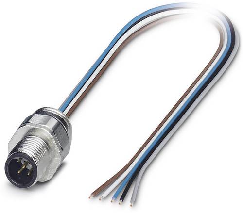 Phoenix Contact 1515057 Sensor-/Aktor-Einbausteckverbinder M12 Stecker, Einbau 0.50 m Polzahl Senso