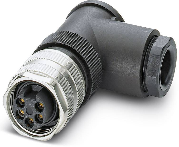 Phoenix Contact 1456307 Sensor-/Aktor-Steckverbinder, unkonfektioniert 7/8" Buchse, gewinkelt Polzahl Sensoren: 5 1St.