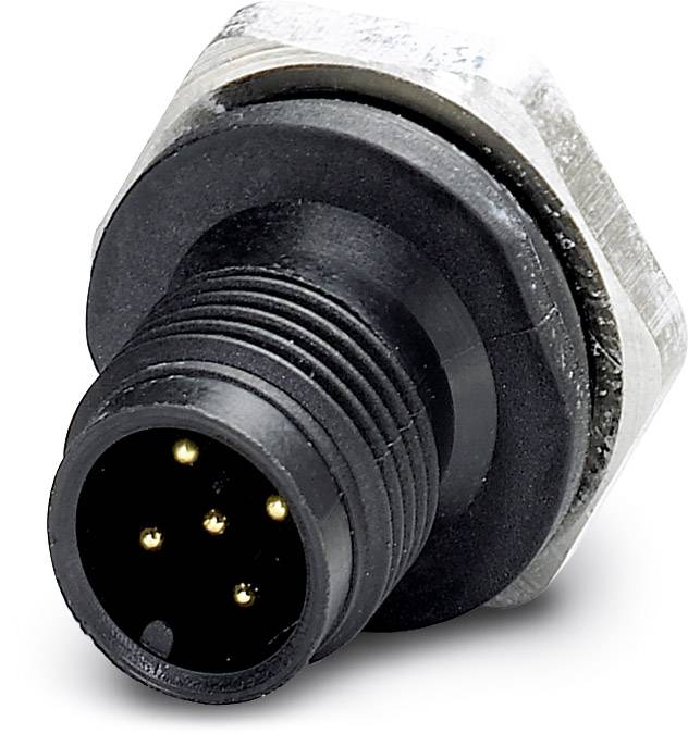 Phoenix Contact 1436398 Sensor-/Aktor-Einbausteckverbinder M12 Stecker, Einbau Polzahl Sensoren: 5 20 St.