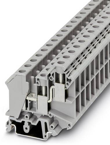 Phoenix Contact UK 10-TWIN 3005196 Durchgangsreihenklemme Polzahl: 3 0.5mm² 10mm² Grau 50St.
